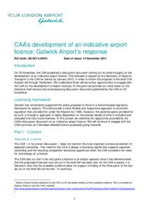 BAA Limited / London Heathrow Airport / M4 corridor / Gatwick Airport / Airport / British Caledonian / Civil Aviation Authority / General aviation in the United Kingdom / West Sussex / Aviation in the United Kingdom / Transport