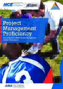 Leading Business  Project Management Proficiency Part of the MCE-GBMC Project Management