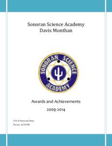 Sonoran Science Academy Davis Monthan Awards and Achievements[removed]E Ironwood Street