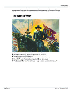 Volume 11, Issue 8  An Integrated Curriculum For The Washington Post Newspaper In Education Program The Cost of War