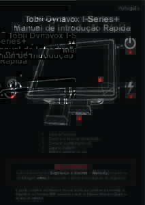 Português  Tobii Dynavox I-Series+ Manual de Introdução Rápida 4