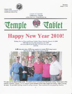 January January 5, 2010 Temple of Triumph Tallahassee, Florida website: http://www.Templeoftriumph.org