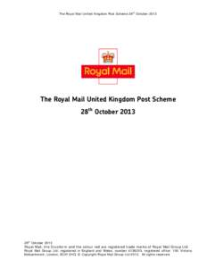 Microsoft Word - The Royal Mail United Kingdom Post Scheme 28 October.doc