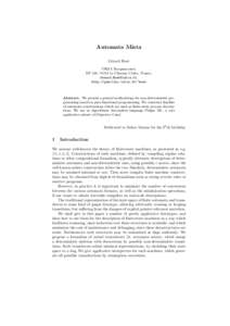 Finite automata / Control theory / Finite-state transducer / Index of standards articles