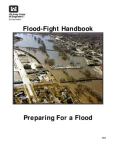 Flood-Fight Handbook - Preparing for a Flood