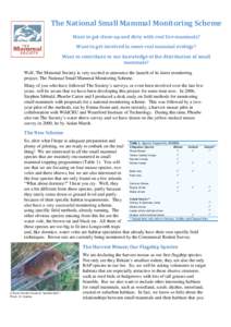 Microsoft Word - National Small Mammal Monitoring Scheme Flyer2.docx