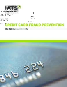 CREDIT CARD FRAUD PREVENTION IN NONPROFITS TABLE OF CONTENTS 01
