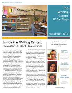 THE WRITING CENTER - UC SAN DIEGO  Issue 2 1