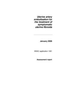Vertebroplasty reference 27 Assessment Report