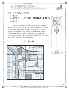 Unified Vision  The Architecture and Design of the Prairie School Architectural tour: