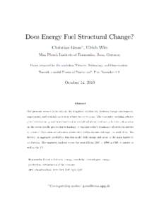 1. Introduction The primary interest of this paper is to explain the long-term relationship between energy consumption, employment, and economic growth in a three-sector economy. It takes account of the fact that the ma