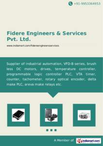 +[removed]Fidere Engineers & Services Pvt. Ltd. www.indiamart.com/fidereengineersservices
