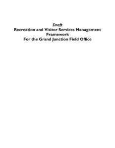 Grand Junction Field Office Draft Resource Management Plan and Environmental Impact Statement