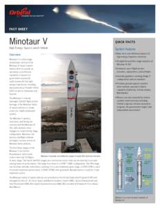 Minotaur / Orbital Sciences Corporation / Rocket engines / Solid-fuel rocket / Spaceport / Launch vehicle / Minotaur II / Spaceflight / Transport / Minotaur IV