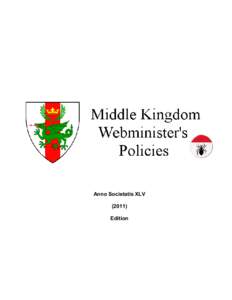 Microsoft Word - OFFICIAL MK Webminister Policies AS45 Mrchdoc