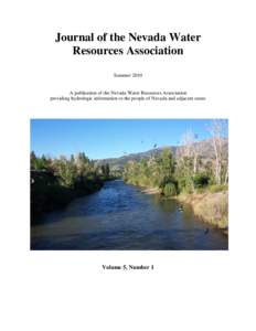 NEVADA WATER RESOURCES ASSOCIATION