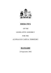 Australian Capital Territory general election / Parliament of Singapore / Parliament of the United Kingdom / Mental health law