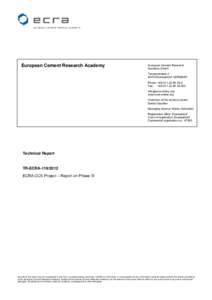 Microsoft Word - ECRA_Technical_Report_CCS_Phase_III.doc
