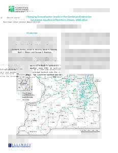 Fact Sheet 1 from Contract ReportChanging Groundwater Levels in the Cambrian-Ordovician Sandstone Aquifers of Northern Illinois, Daniel R. Hadley, Daniel B. Abrams, Devin H. Mannix, Scott C. Meyer, an