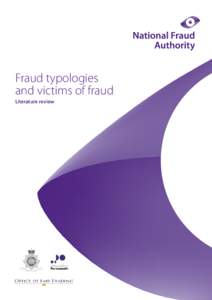 Fraud typologies and victims of fraud Literature review Fraud typologies and victims of fraud