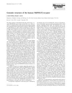 Mammalian Genome 10, 74–[removed]Incorporating Mouse Genome © Springer-Verlag New York Inc. 1999