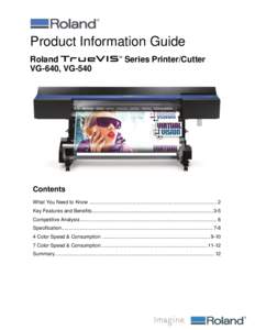 Product Information Guide Roland VG-640, VG-540 ™
