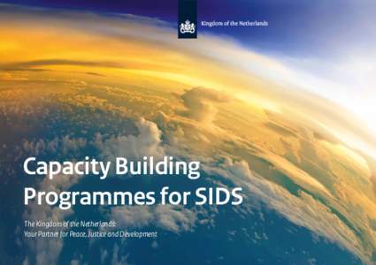Capacity Building Programmes for SIDS The Kingdom of the Netherlands: Your Partner for Peace, Justice and Development 1