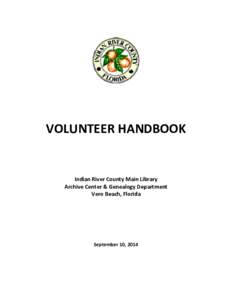 Microsoft Word - Volunteer Handbook
