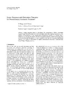 Linear response and fluctuation theorems for nonstationary stochastic processes