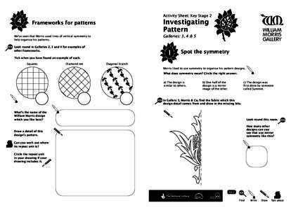 4  Activity Sheet: Key Stage 2 Investigating Pattern