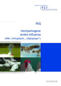FAQ Hochpathogene Aviäre Influenza (HPAI, Geflügelpest, 