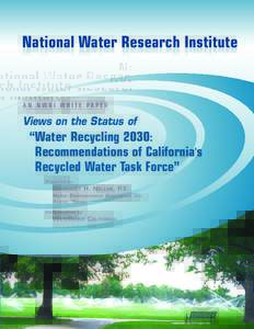 National Water Research Institute  AN NWRI WHITE PAPER Views on the Status of