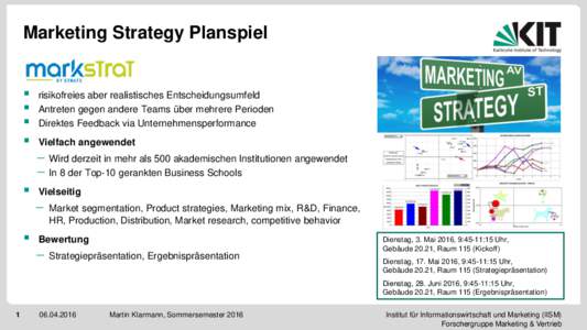 Marketing Strategy Planspiel     