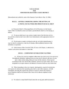 Motion in United States law / Motion to compel / Supreme Court of the United States / Court of Chancery / South African law / Oklahoma Court on the Judiciary / Civil procedure in South Africa