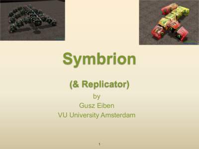 Symbrion (& Replicator) 
 by