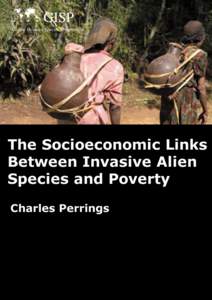 ANALYSIS OF THE SOCIOECONOMIC LINKS BETWEEN INVASIVE ALIEN SPECIES (IAS) AND POVERTY