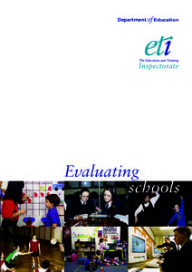 Department  of Education Evaluating schools