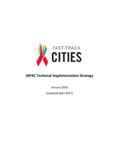 IAPAC Technical Implementation Strategy JanuaryUpdated April 2017) Table of Contents 1. Background .................................................................................................................