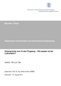 1  Bachelor Thesis Department of Automotive and Aeronautical Engineering