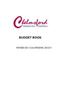 BUDGET BOOK  REVISED[removed] & ORIGINAL[removed] CONTENTS
