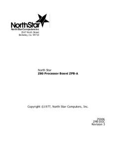 Microsoft Word - North Star ZPB-A Processor Manual.doc