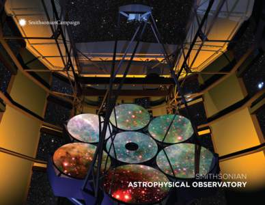 SmithsonianCampaign  SMITHSONIAN Astrophysical Observatory  Leadership Message