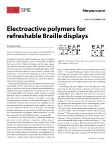 Microsoft Word - Refreshable Braille displays using EAP_SPIE-Newsroom-article.doc