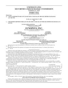 UNITED STATES SECURITIES AND EXCHANGE COMMISSION Washington, D.C[removed]FORM 10-K (Mark One)