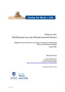 Microsoft Word - A Time to Act  PML in SA.doc