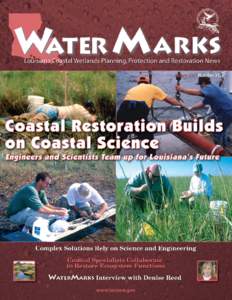 August 2007 Number 35  WATER MARKS Louisiana Coastal Wetlands Planning, Protection and Restoration News  WaterMarks is published three
