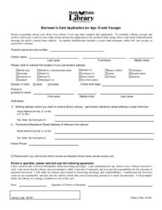 Microsoft Word - Form 3 Child Borrower Application 2009