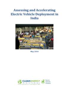 Assessing and Accelerating Electric Vehicle Deployment in India