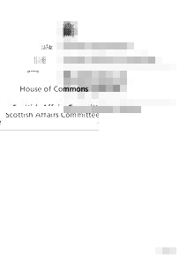 House of Commons Scottish Affairs Committee Blacklisting in Employment Oral and written evidence