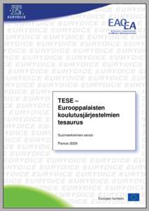 TESE - Thesaurus for Education Systems in Europe